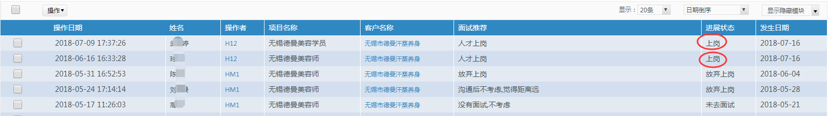输送美容师，美容导师，美容店长
